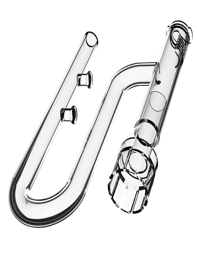 FZONE Aquarium Glass Mini Skimmer Lily Inflow and Outflow Sets for Mini Nano Tanks Filter Pipes(for 1/2inch Tubing) - Image 2